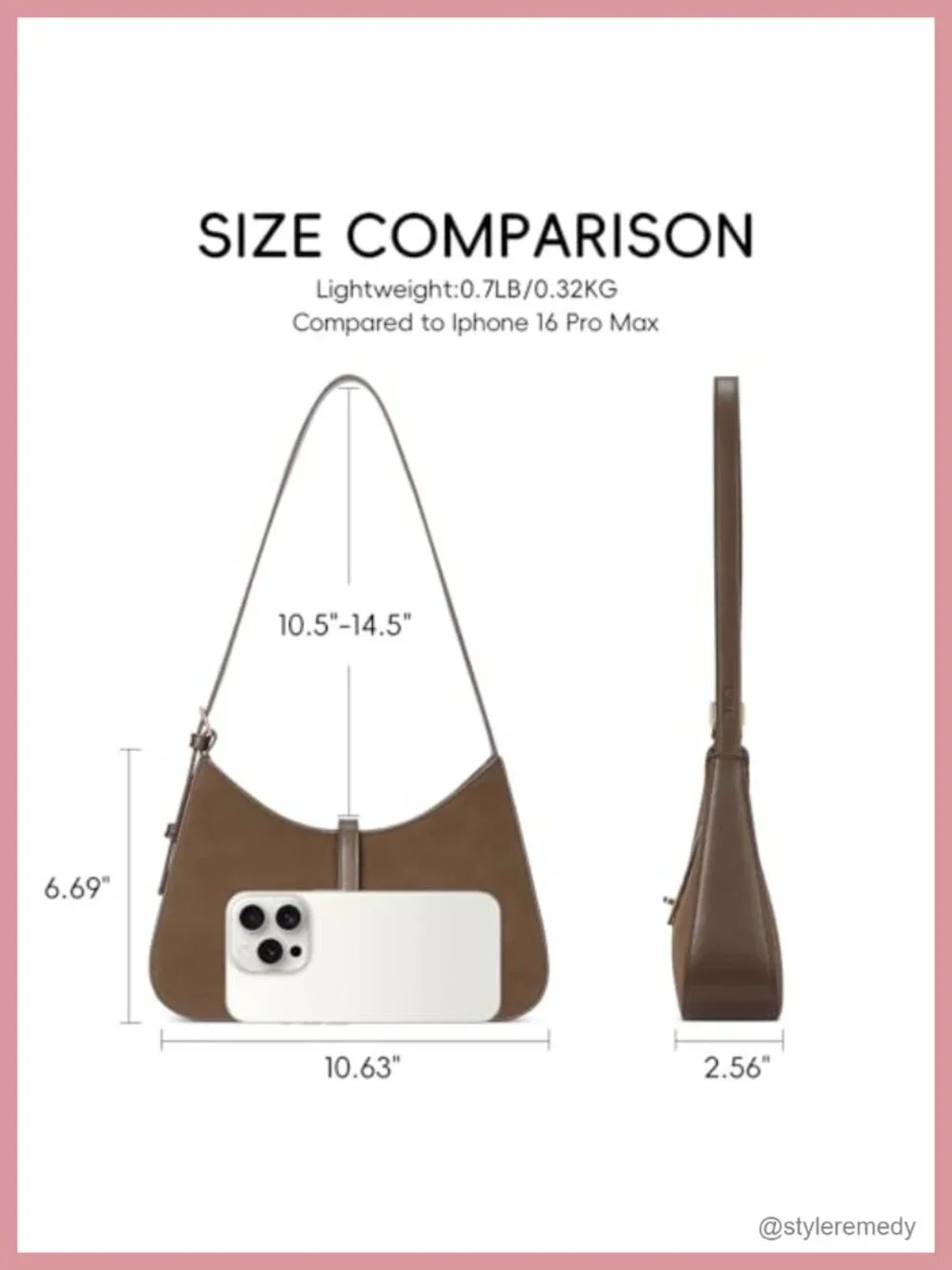 CLUCI Suede Crescent Hobo Bag Women's Shoulder Purse Adjustable Strap